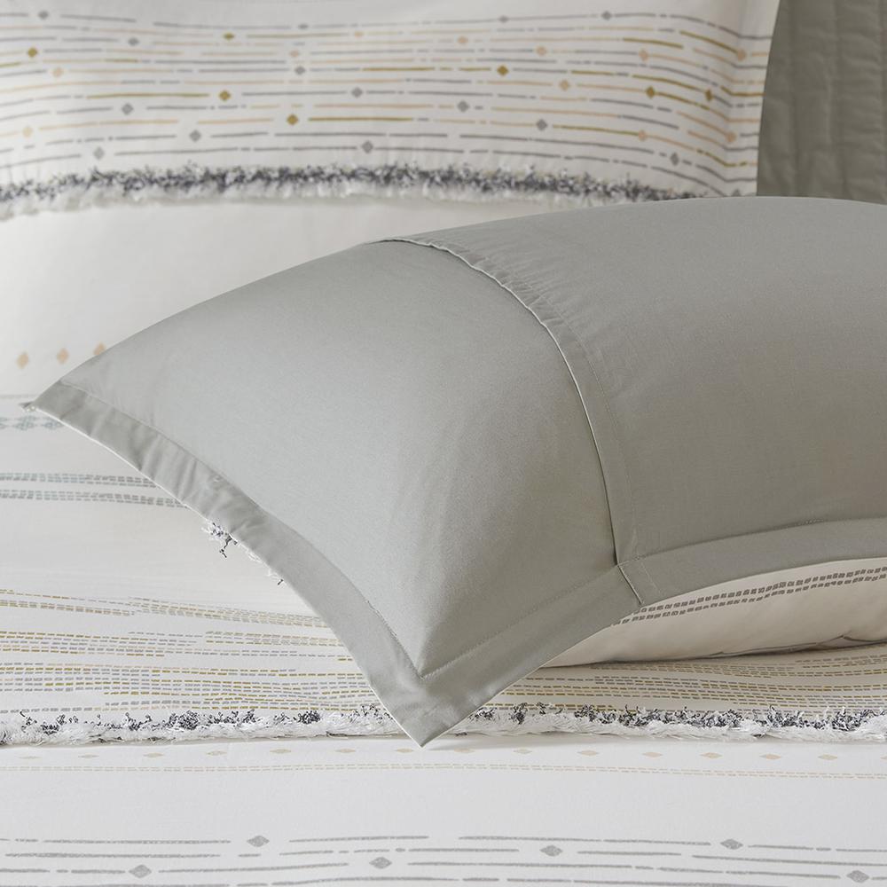Boho Stripe Tassel Comforter Set, Belen Kox. Picture 5
