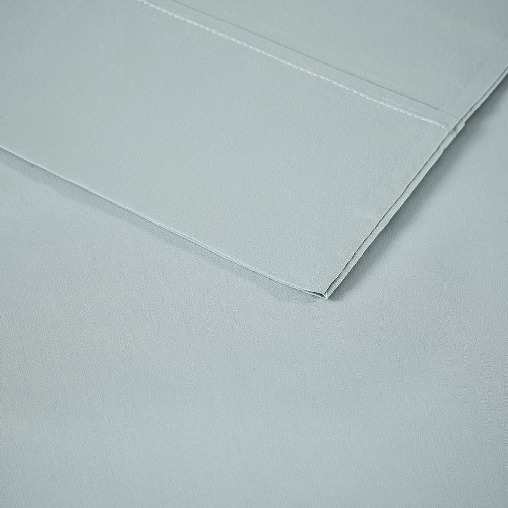 1500 Thread Count Cotton Blend 2 PC Pillowcases, Seafoam color. Picture 1