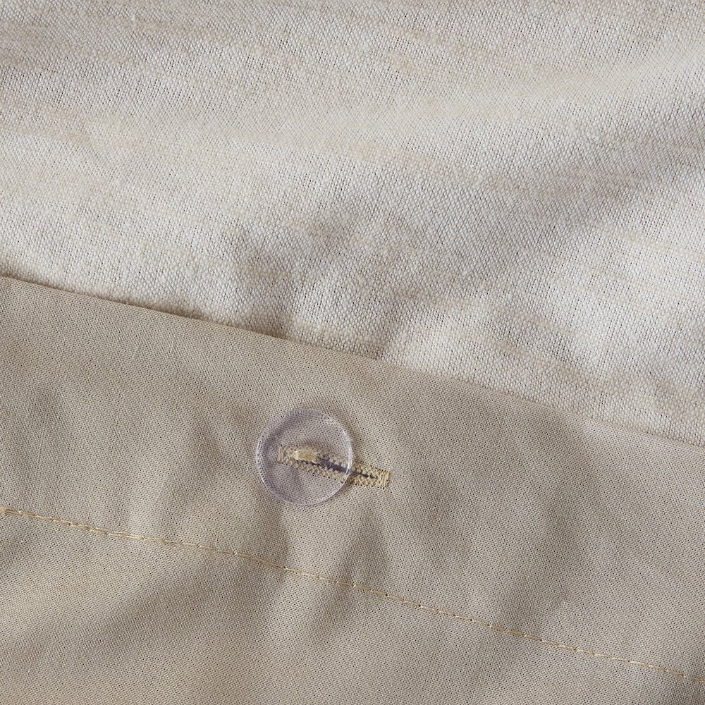 5 Piece Organic Cotton Oversized Comforter Cover Set w/removable insert. Picture 2