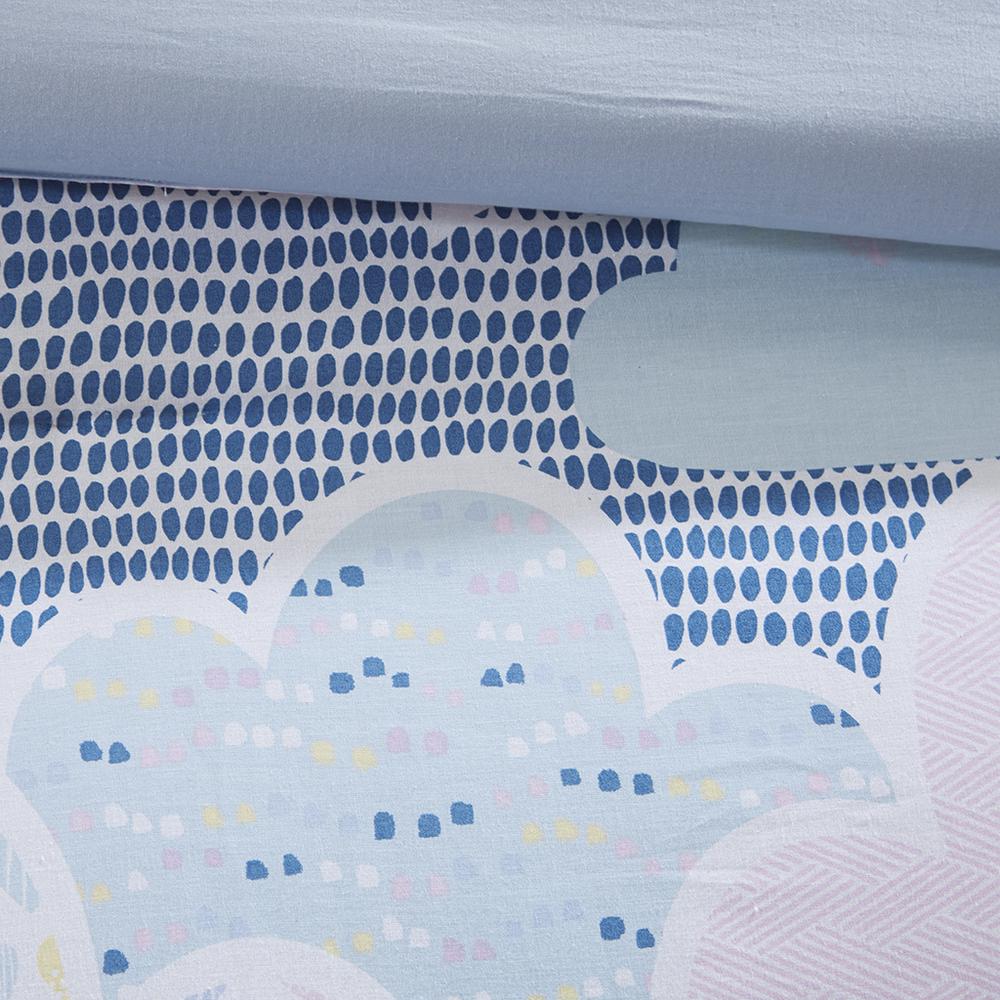 Cotton Printed Duvet Cover Set. Picture 5