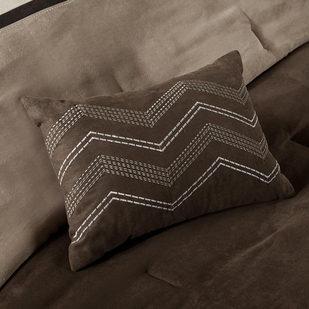 Palisades Pieced Microsuede 7-Piece Comforter Set, Belen Kox. Picture 4