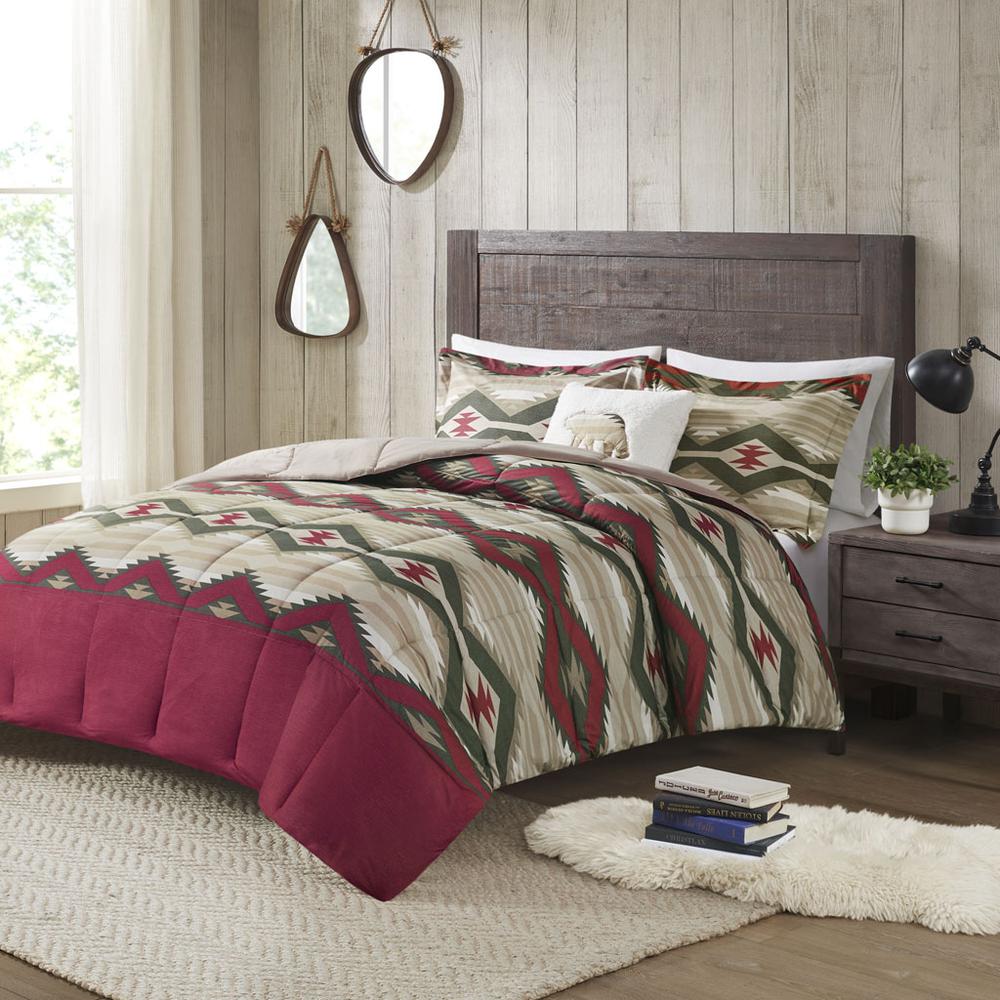 Down Alternative Comforter Set with Throw Pillow. Picture 4