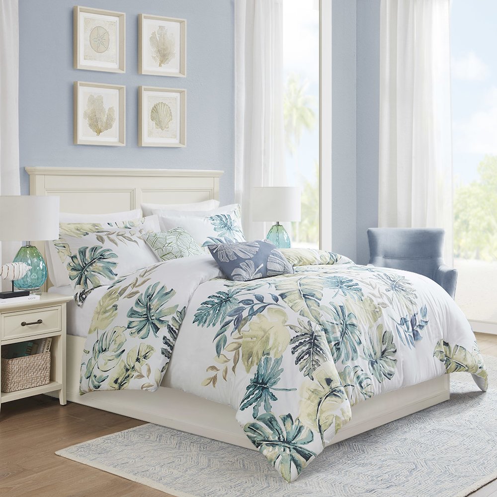 Cotton Printed 5 Piece Duvet Cover Set. Picture 4