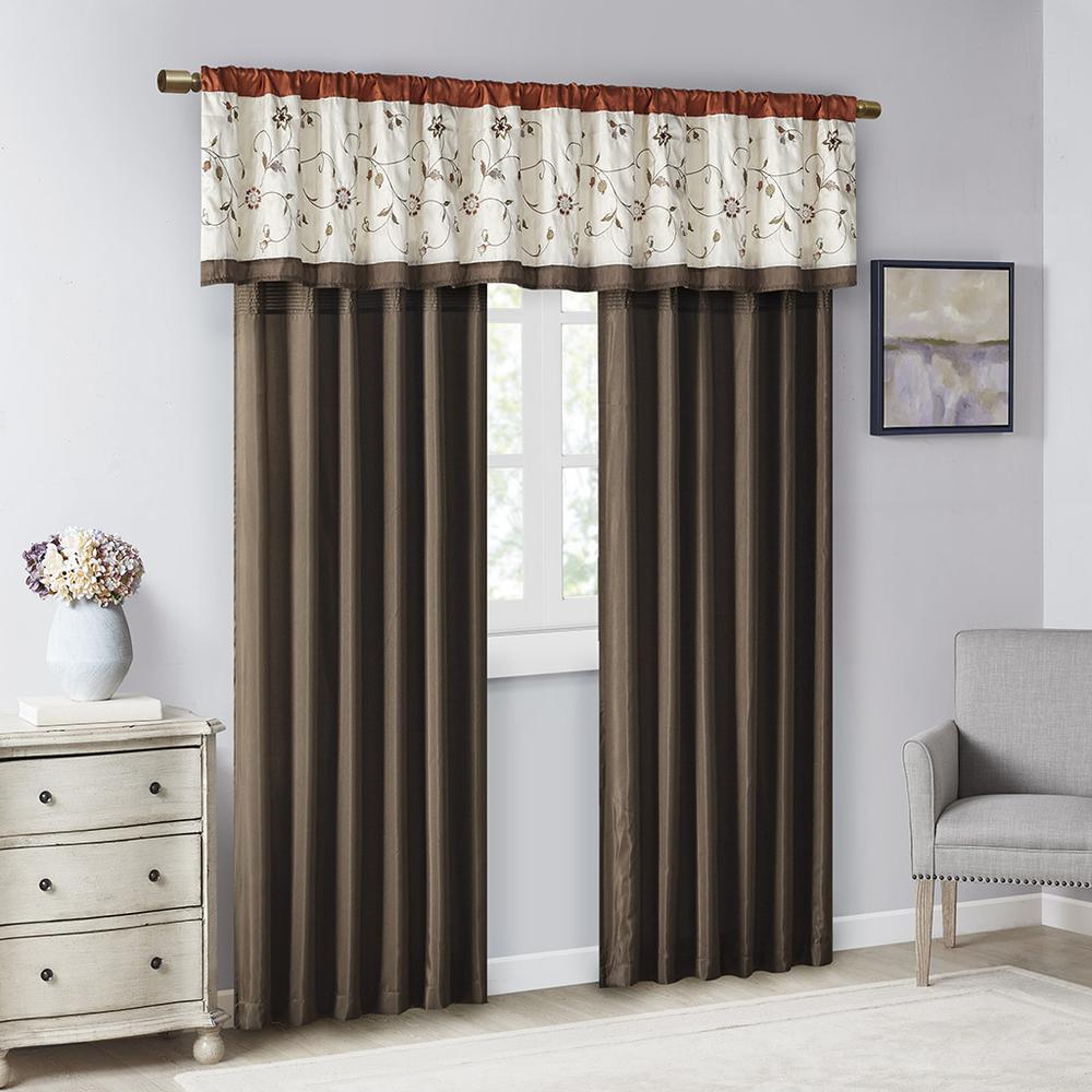 Embroidered Curtain Panel. Picture 3