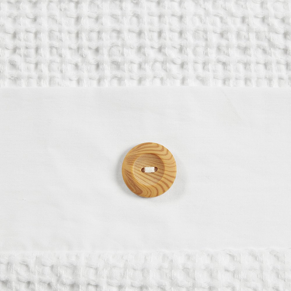 3 Piece Cotton Waffle Weave Comforter set. Picture 5