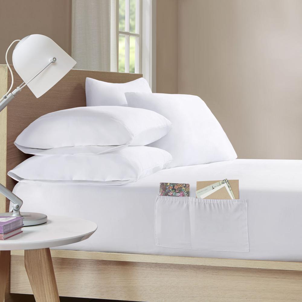 Sheet Set with Side Storage Pockets. Picture 2