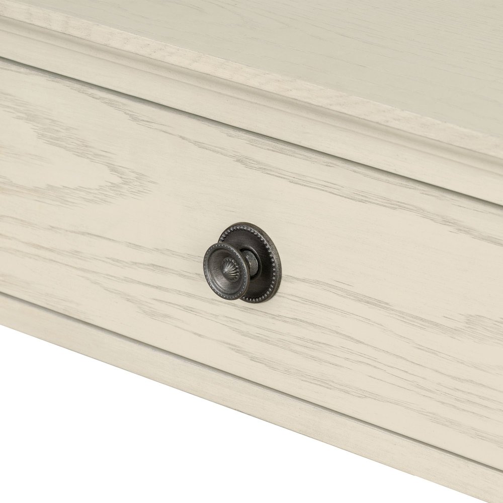 Victoria Bedside Table, Antique Cream color. Picture 3