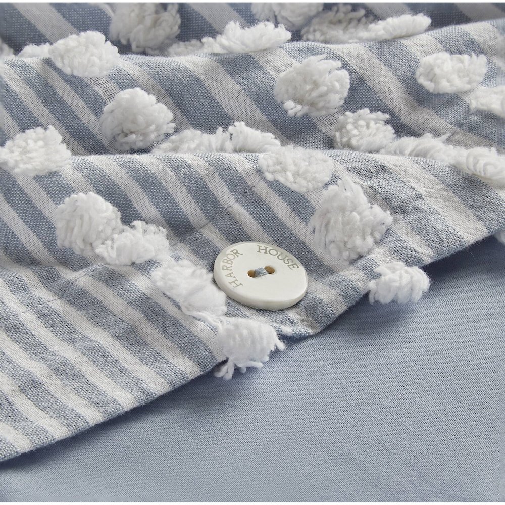 Anslee 3 Piece Cotton Yarn Dyed Duvet Cover Set. Picture 5