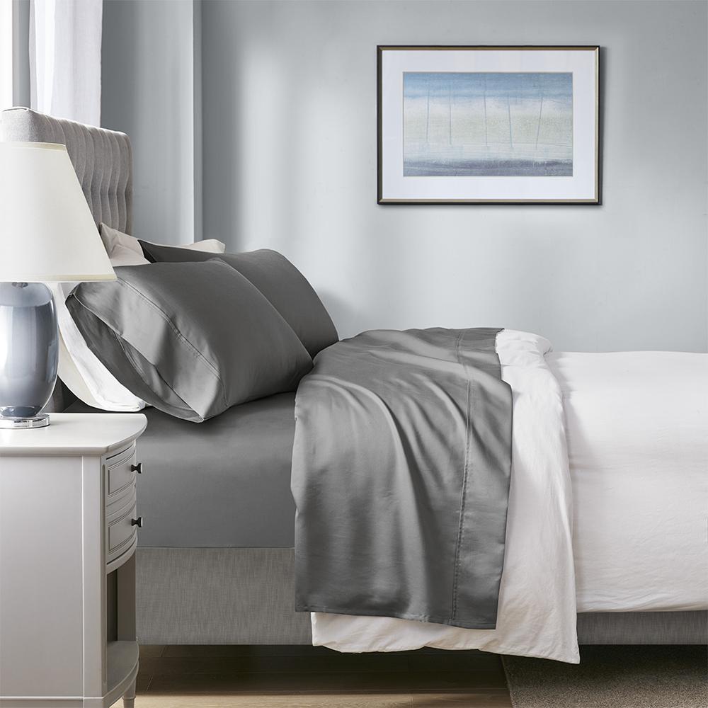 HeiQ Smart Temperature Cotton Blend 4 PC Sheet Set. Picture 4