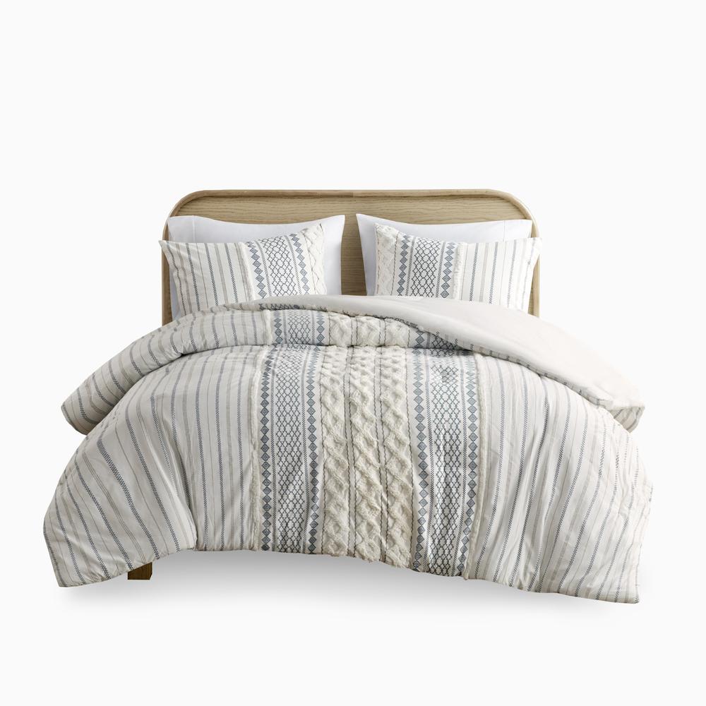 Cotton Printed Comforter Set with Chenille. Picture 1