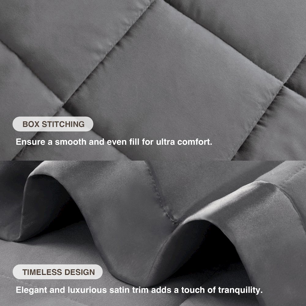 Windom Lightweight Down Alternative Blanket with Satin Trim. Picture 5