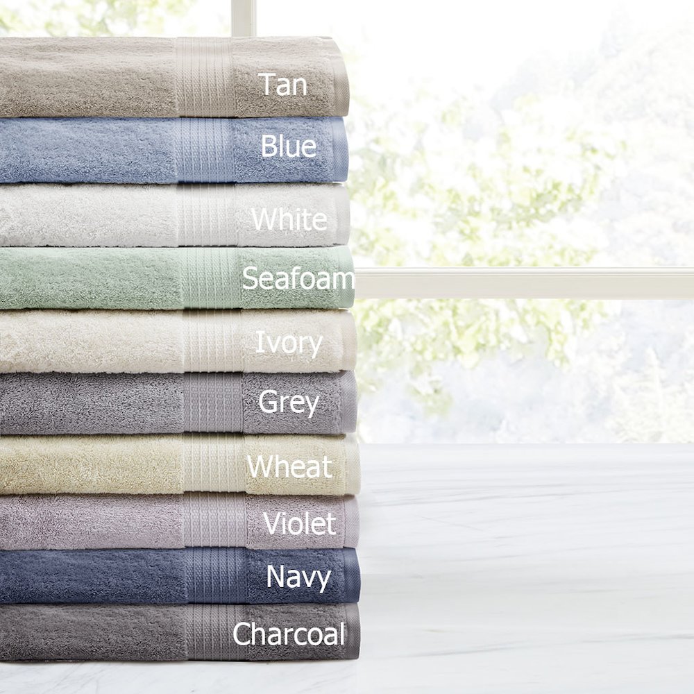 6 Piece Organic Cotton Towel Set. Picture 1