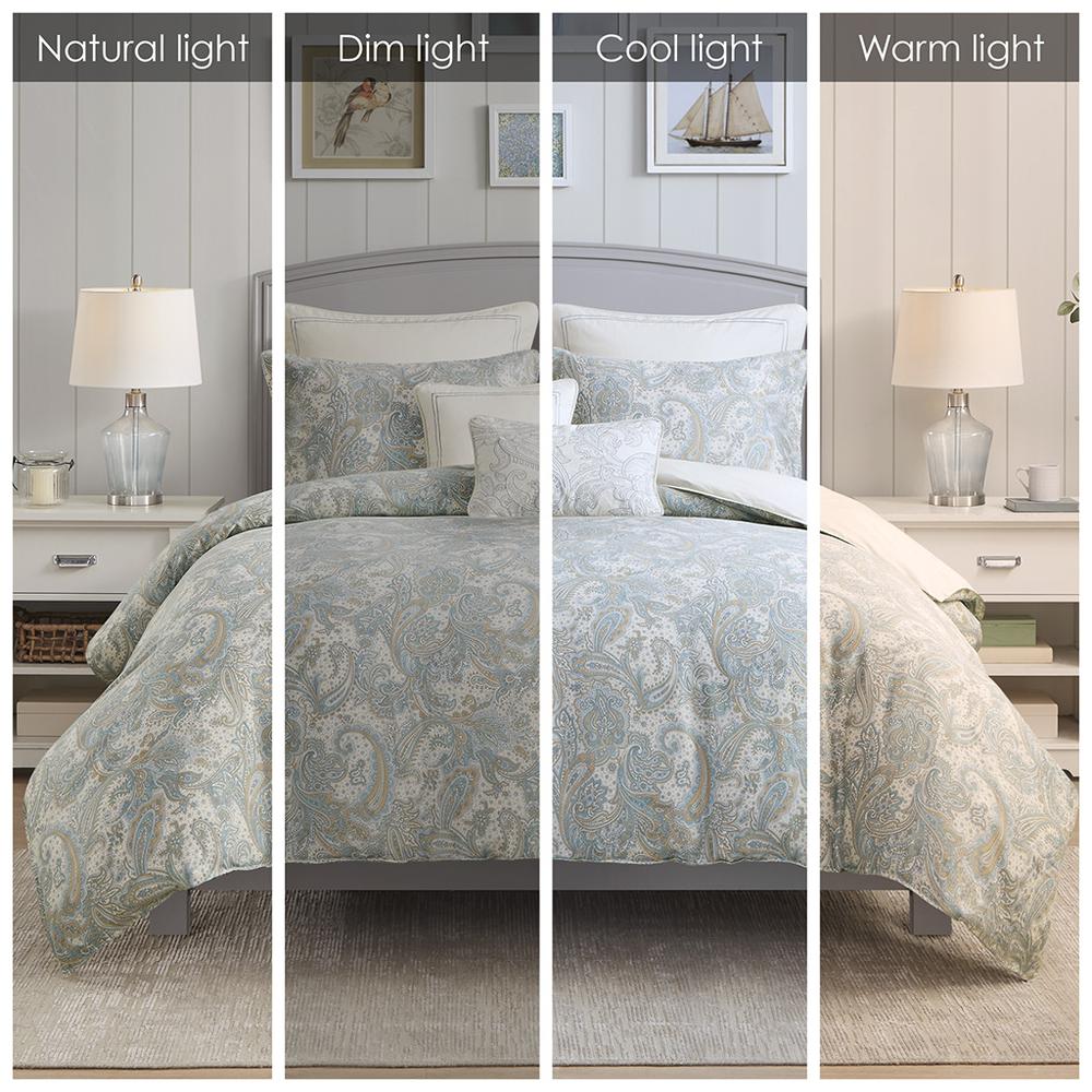 3 Piece Cotton Duvet Cover Set. Picture 2