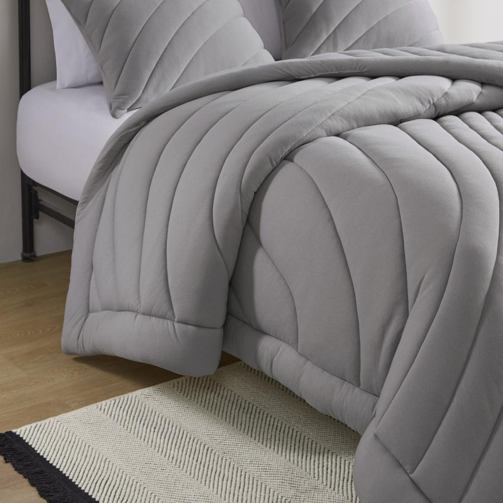 Poly Jersey Puffy Comforter Set. Picture 2