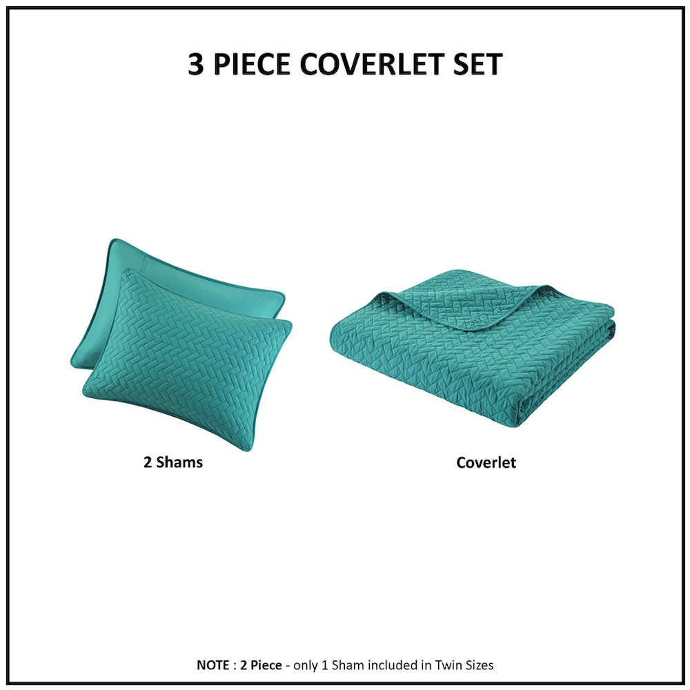 3 Piece Luxurious Oversized Quilt Set. Picture 2
