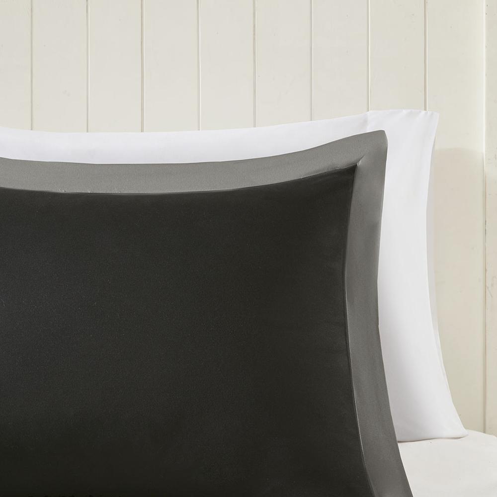 3M Scotchgard Diamond Quilting Reversible Down Alternative Comforter Set. Picture 4