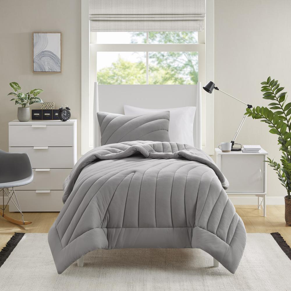 Poly Jersey Puffy Comforter Set. Picture 4