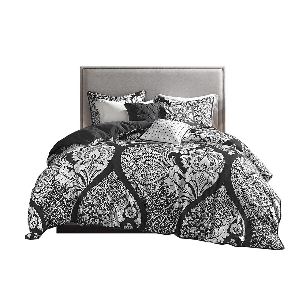 6 Piece Printed Duvet Cover Set. Picture 1