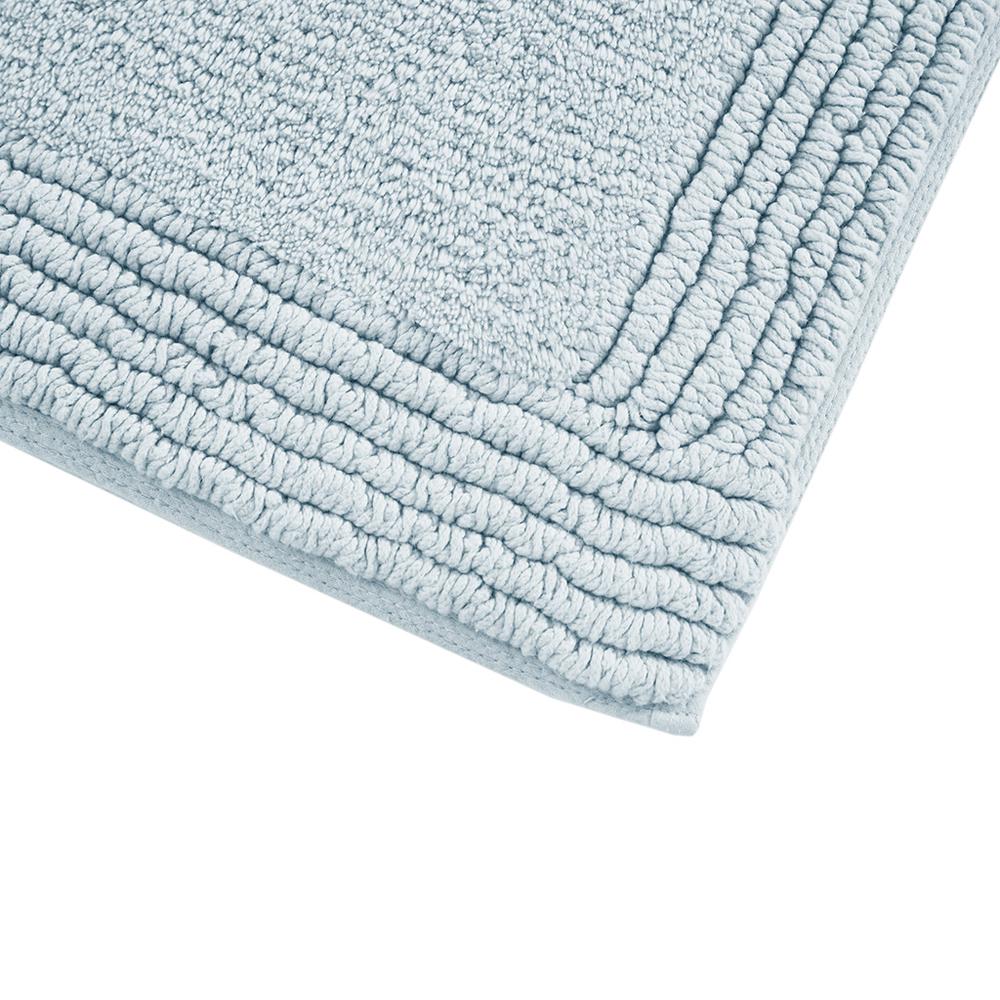 100% Cotton Tufted 3000 GSM Reversible Bath Rug. Picture 2
