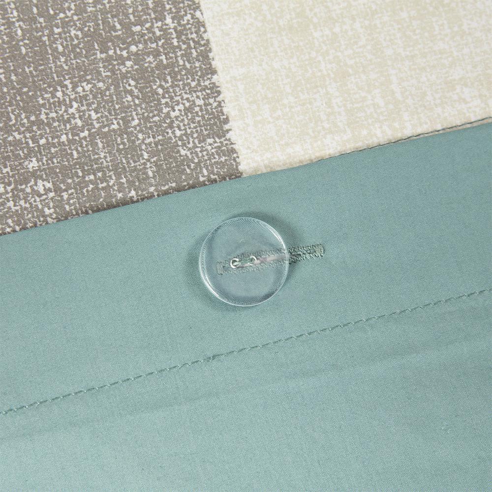 Alpine 3 Piece Duvet Cover Mini Set, Aqua color. Picture 1