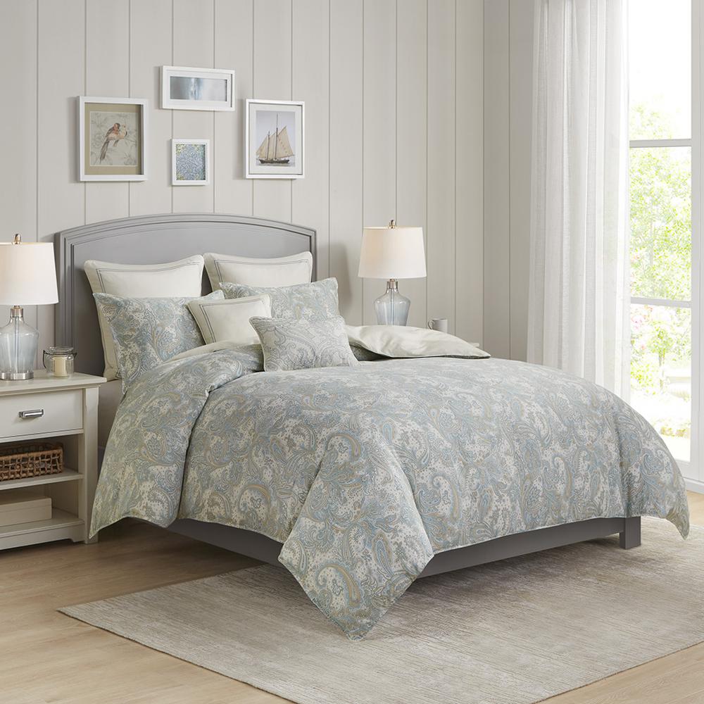 3 Piece Cotton Duvet Cover Set. Picture 3