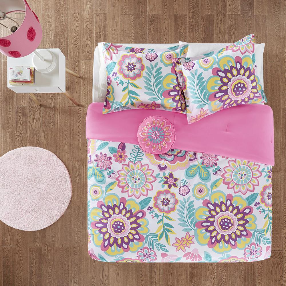 Floral Comforter Set. Picture 1