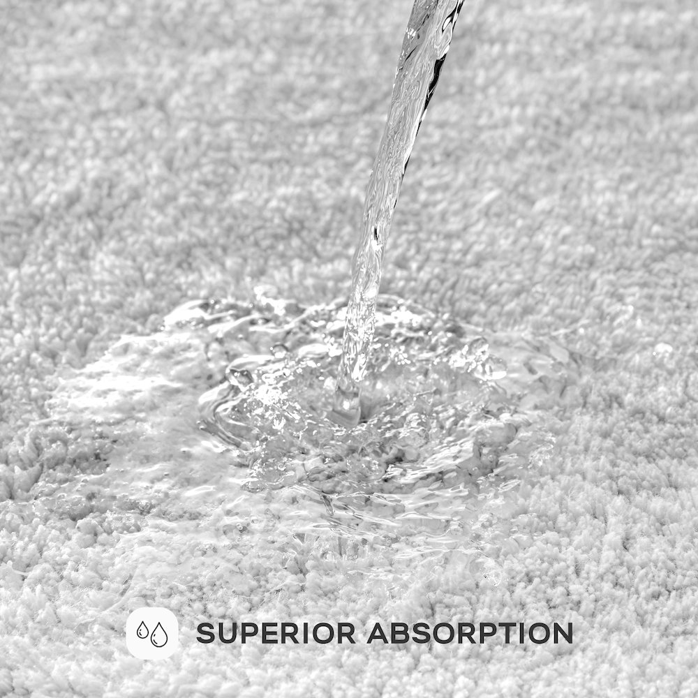 100% Cotton Tufted 3000 GSM Reversible Bath Rug. Picture 4