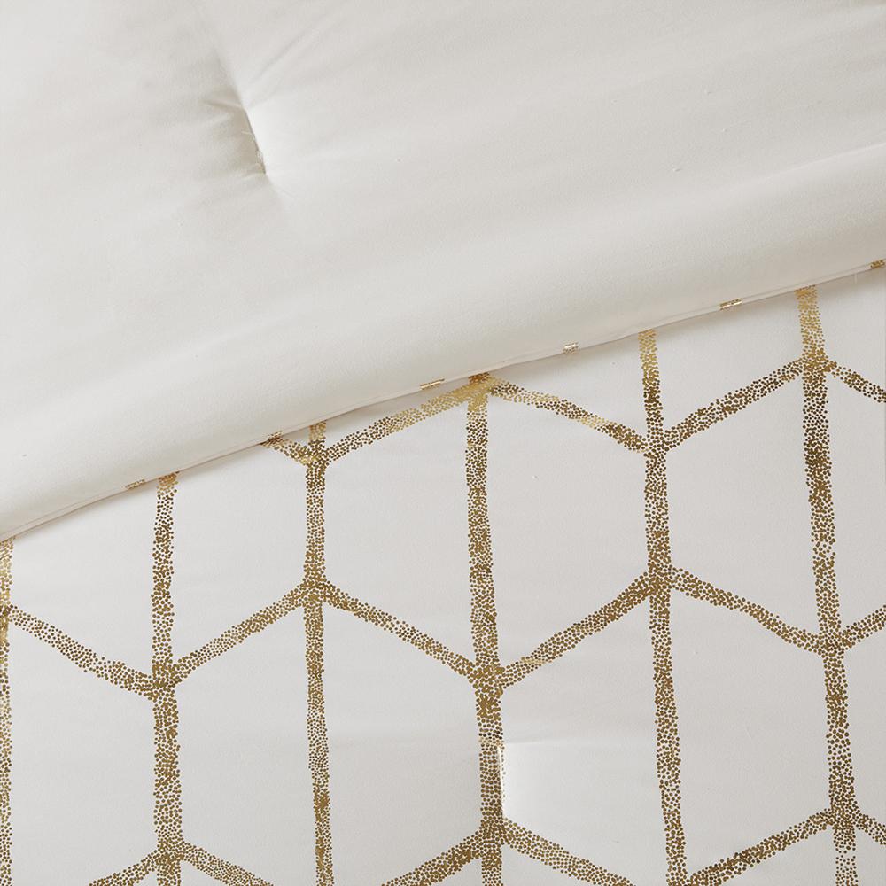 Metallic Printed Comforter Set. Picture 2