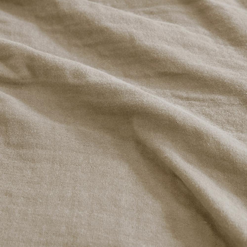 Gauze 100% Cotton Lightweight Blanket, Tan color. Picture 5