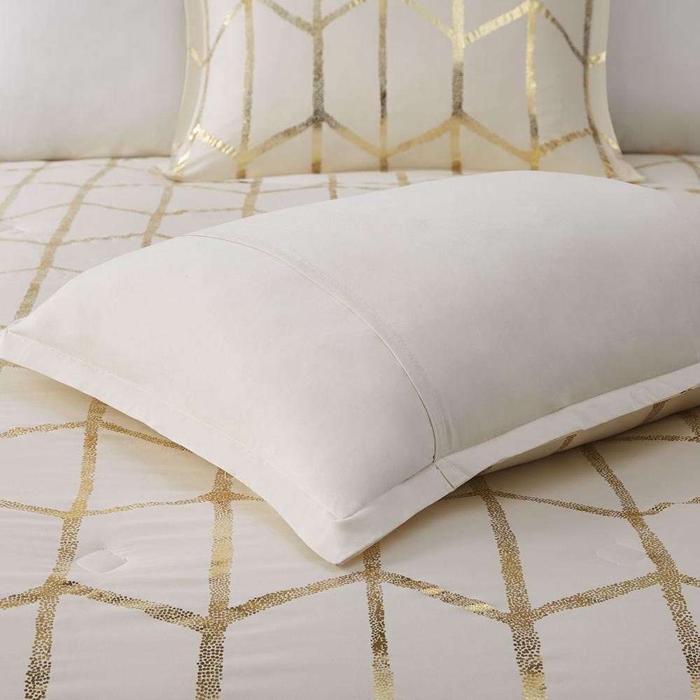 Metallic Printed Comforter Set. Picture 3