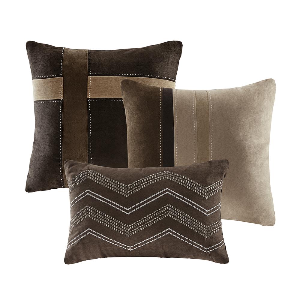 Palisades Pieced Microsuede 7-Piece Comforter Set, Belen Kox. Picture 1