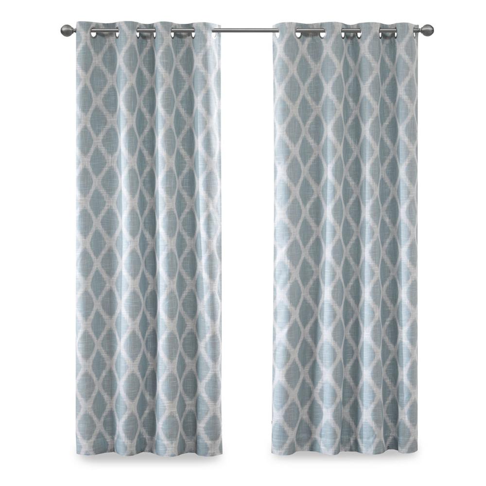 Printed Ikat Blackout Curtain Panel. Picture 5