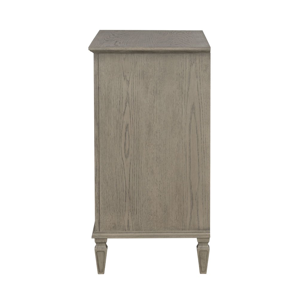 Victoria 4-drawer wood dresser (40"), Reclaimed Grey color. Picture 4