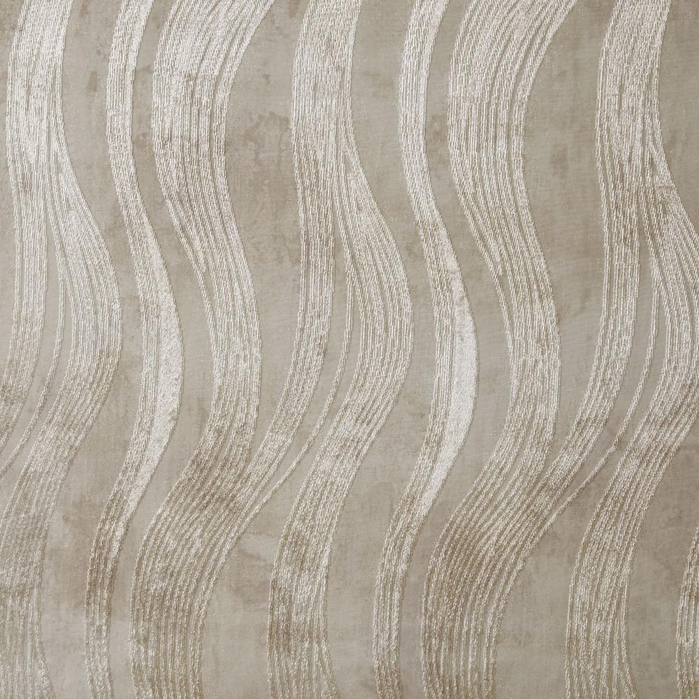 Printed Jacquard Grommet Top Total Blackout Curtain Panel. Picture 2