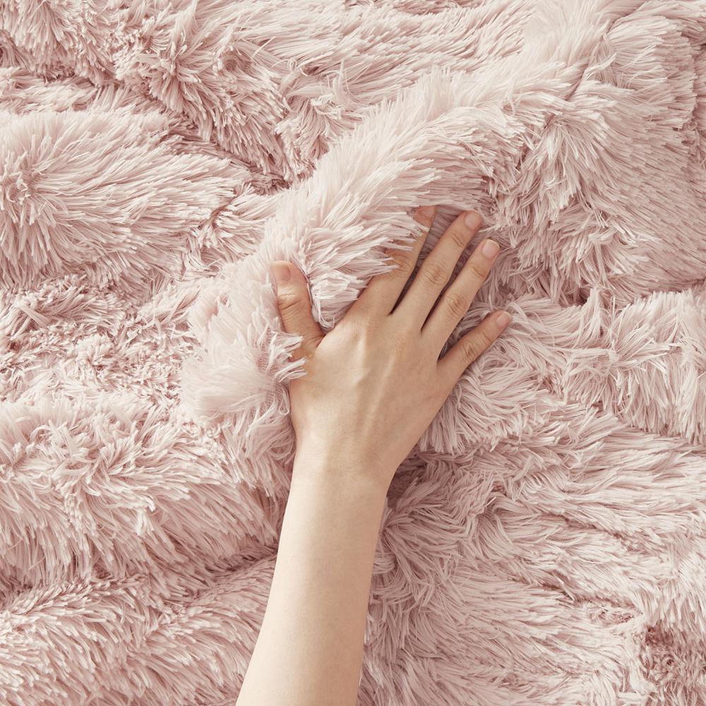 Shaggy Long Fur Comforter Mini Set, Belen Kox. Picture 2