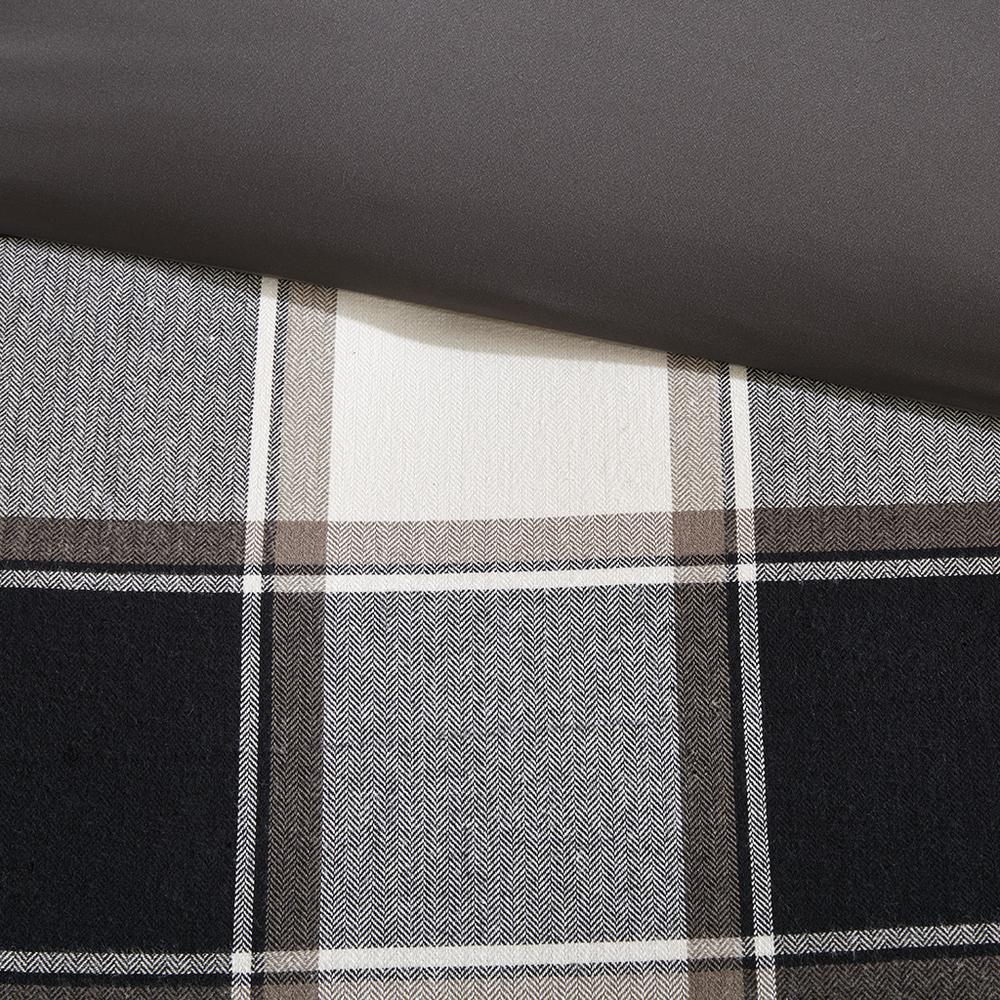 Urban Cabin Cotton Jacquard Comforter Set, Brown color. Picture 3