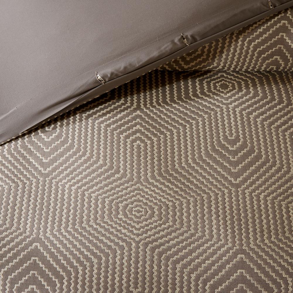 Shades of Grey Comforter Set, Grey color. Picture 2