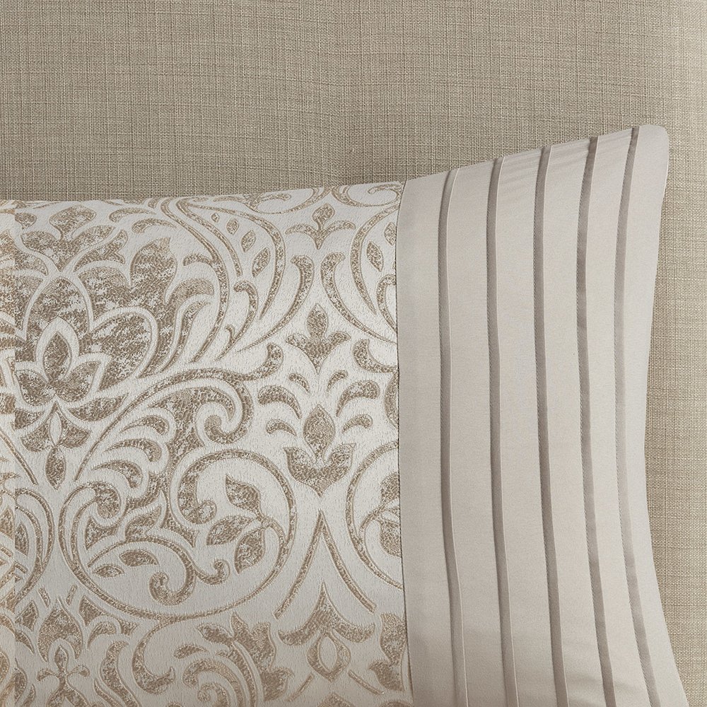 12 Piece Jacquard Comforter Set with Bed Sheets. Picture 3