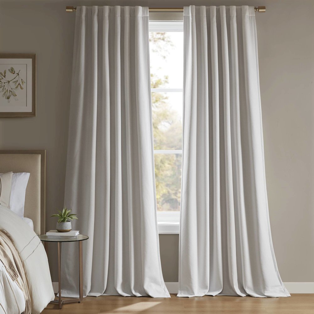Karien Sound blocking/Total blackout curtain panel pair. Picture 1