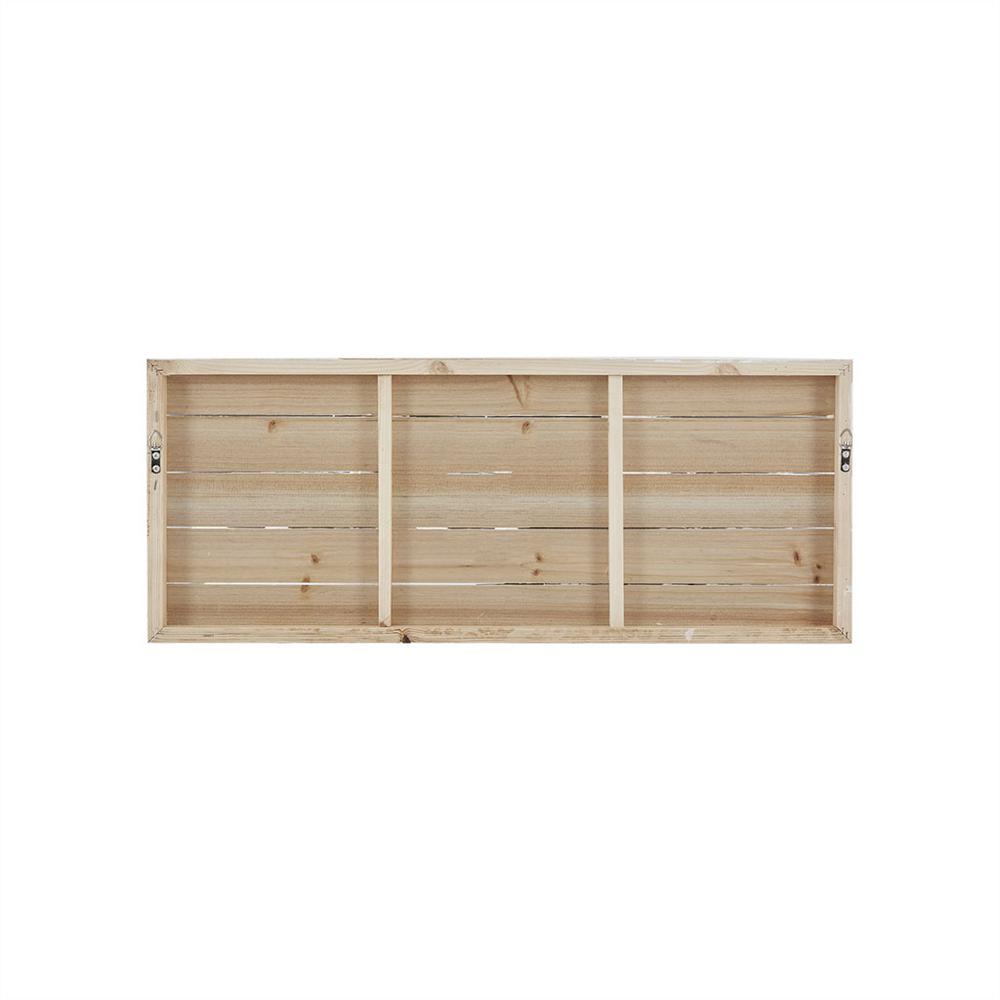 Hand Painted Wood Plank Panel Wall Decor. Picture 2
