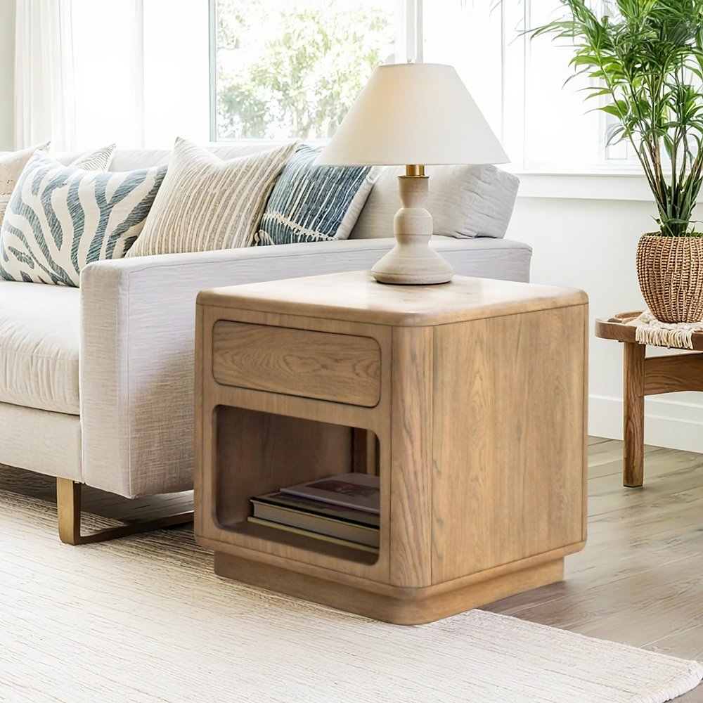 Emil End Table, Driftwood color. Picture 5