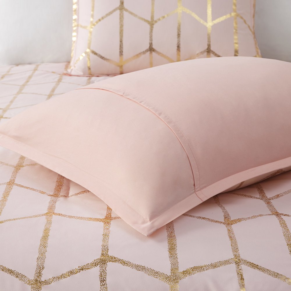 Raina 100% Polyester Brushed Microfiber Printed Comforter Set. Picture 2
