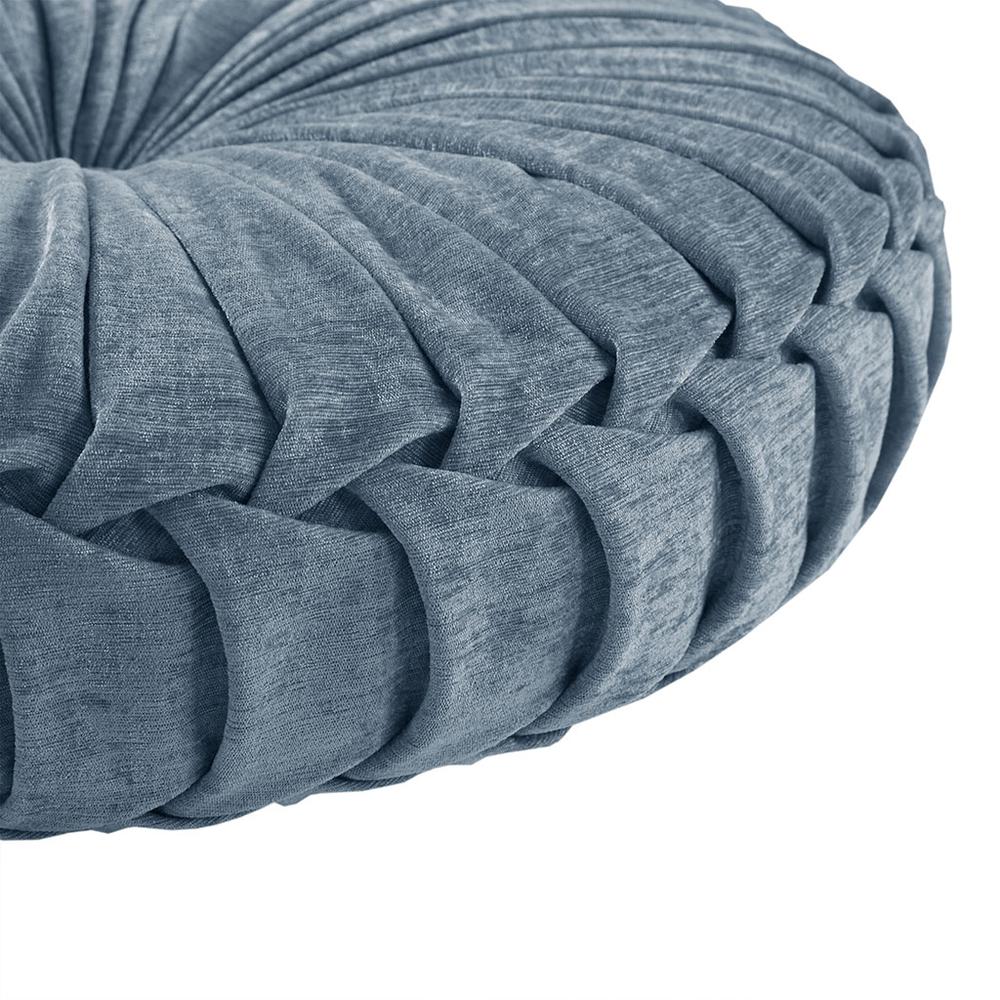 Poly Chenille Round Floor Pillow Cushion. Picture 5