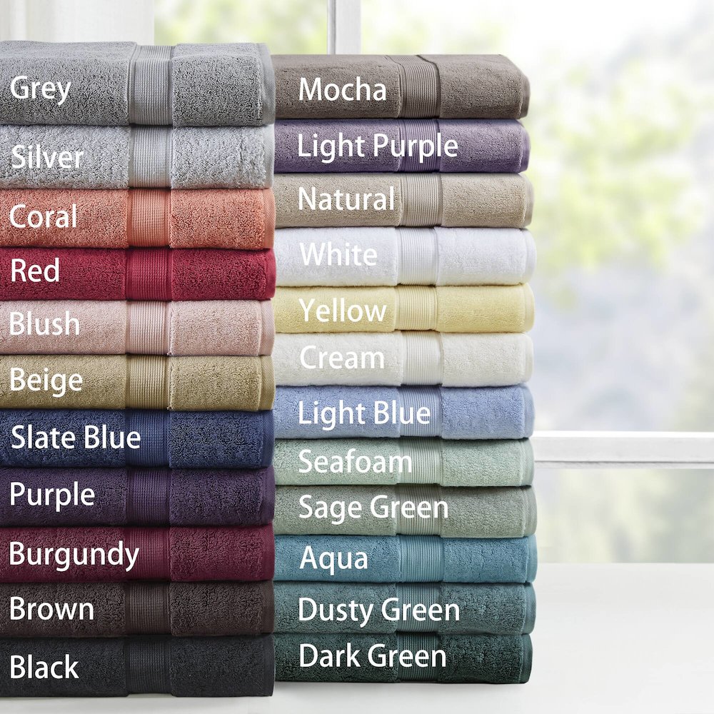 100% Cotton 8 Piece Antimicrobial Towel Set. Picture 5