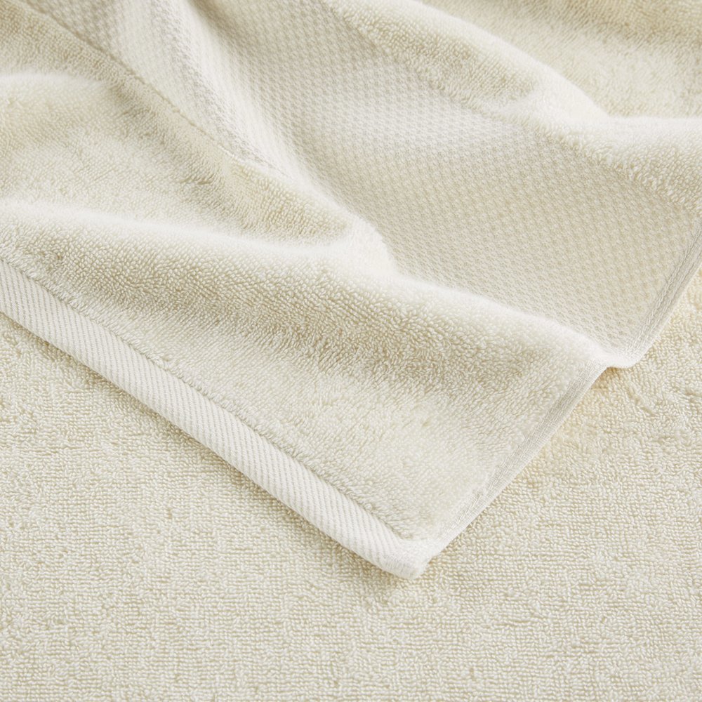 100% Cotton Bath Sheet 2 Piece Set in Natural Color. Picture 3