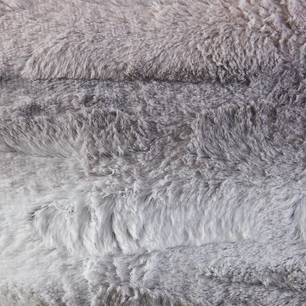 Faux Fur Square Pillow. Picture 1