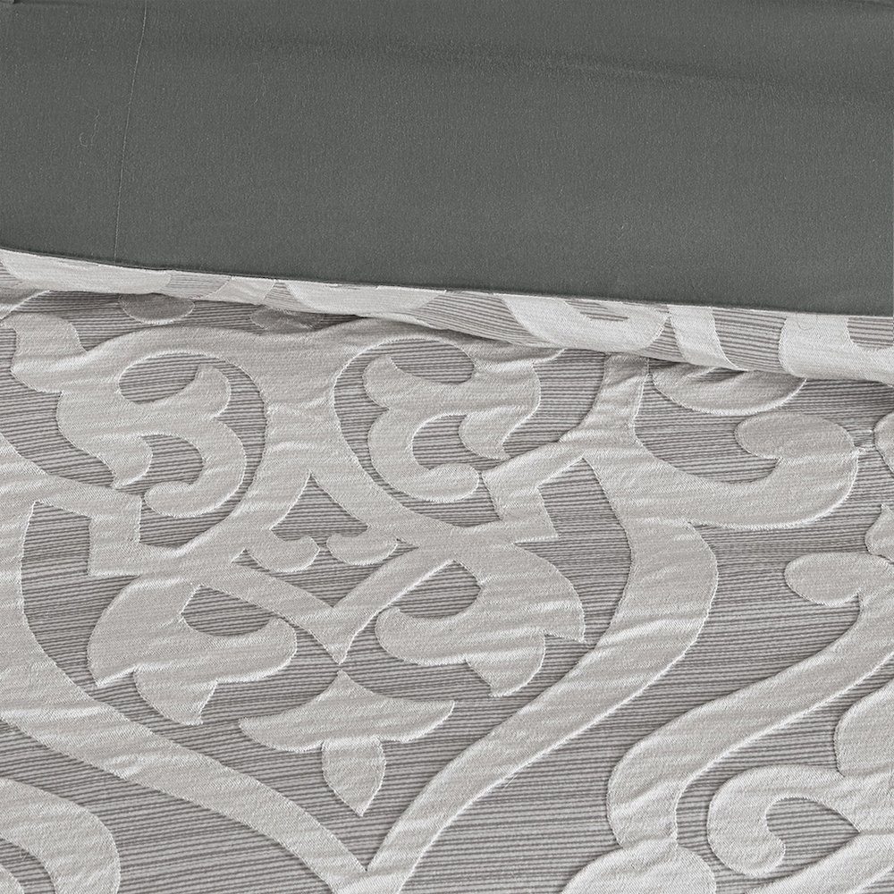 8 Piece Jacquard Comforter Set. Picture 2