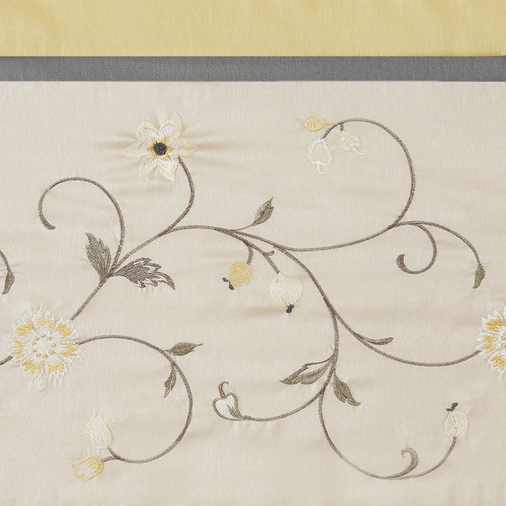 Embroidered Window Valance. Picture 2
