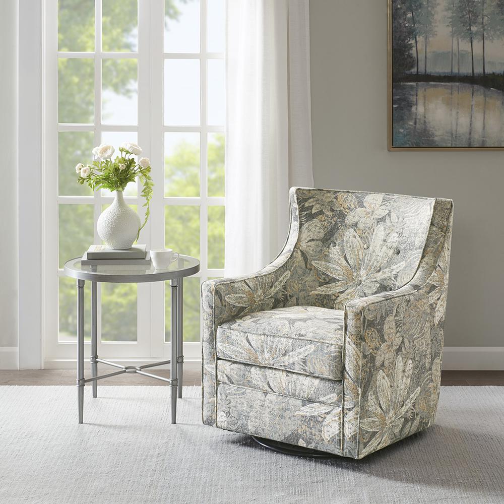 Curve Back Swivel Glider Chair. Picture 4