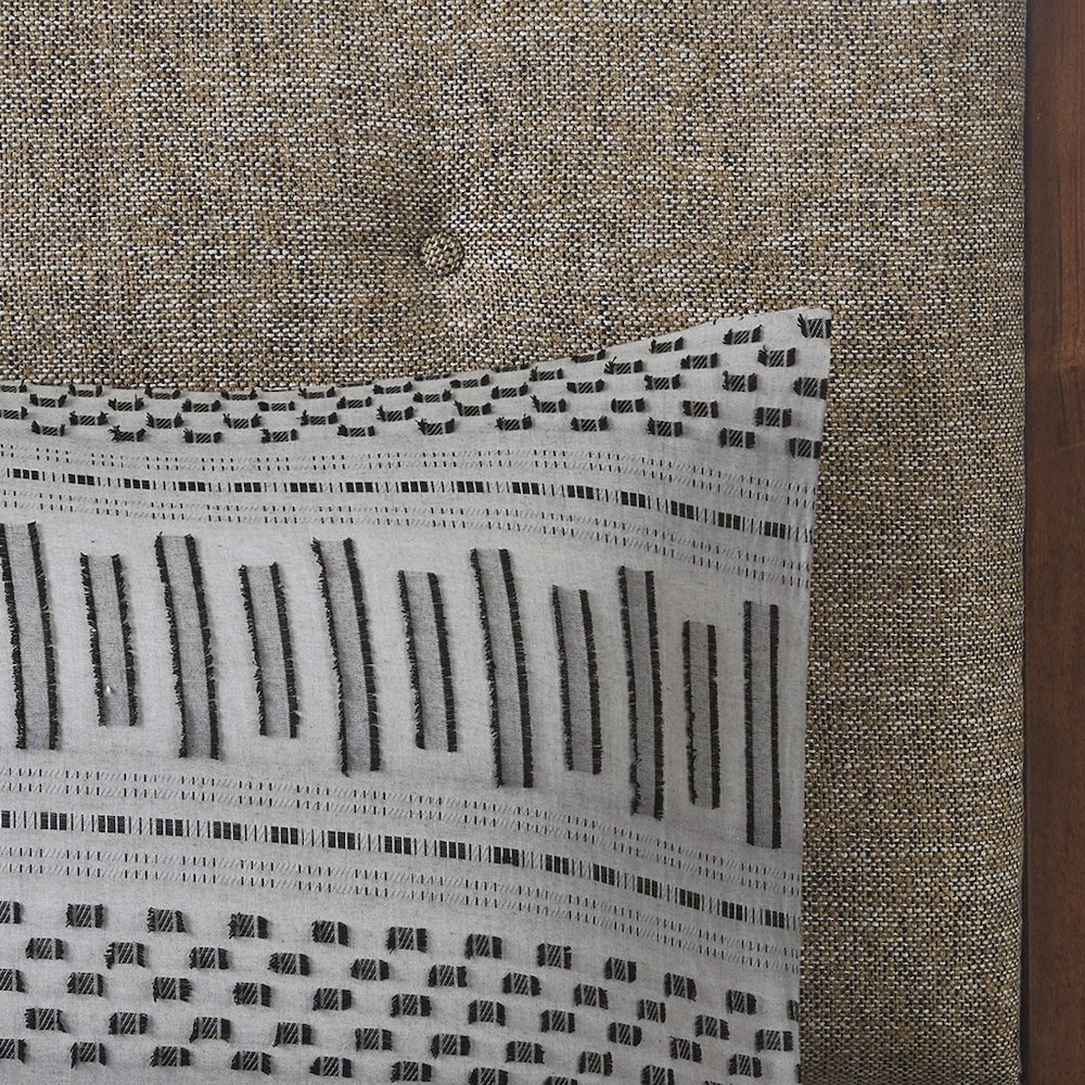 Cotton Jacquard Duvet Cover Mini Set. Picture 5